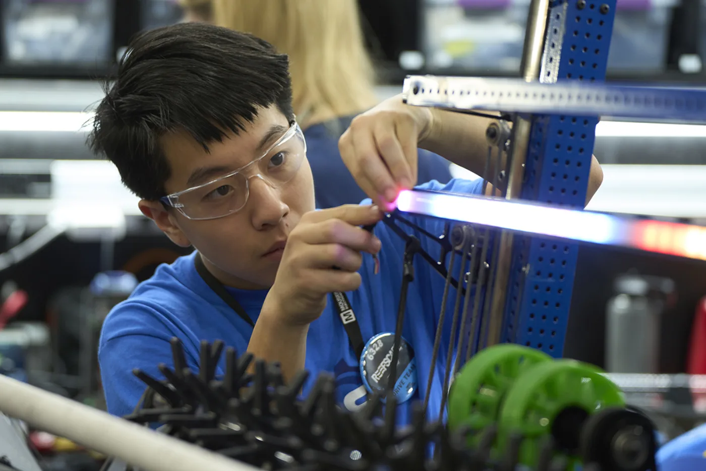 FRC 学生调试机器人结构